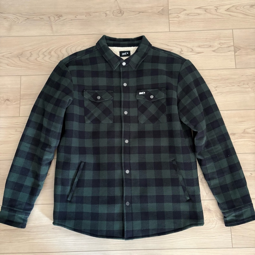 Ghost Lifestyle Utility Sherpa Lined Jacket  - Jade Green/Black